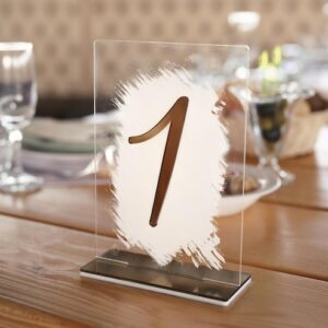 Acryllic Table Signs